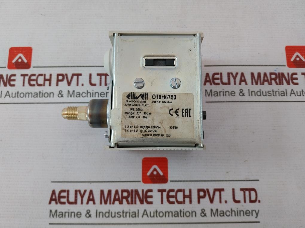 Eliwell O16H6750 Pressure Switch That Measures And Humidity 2-8 Bar