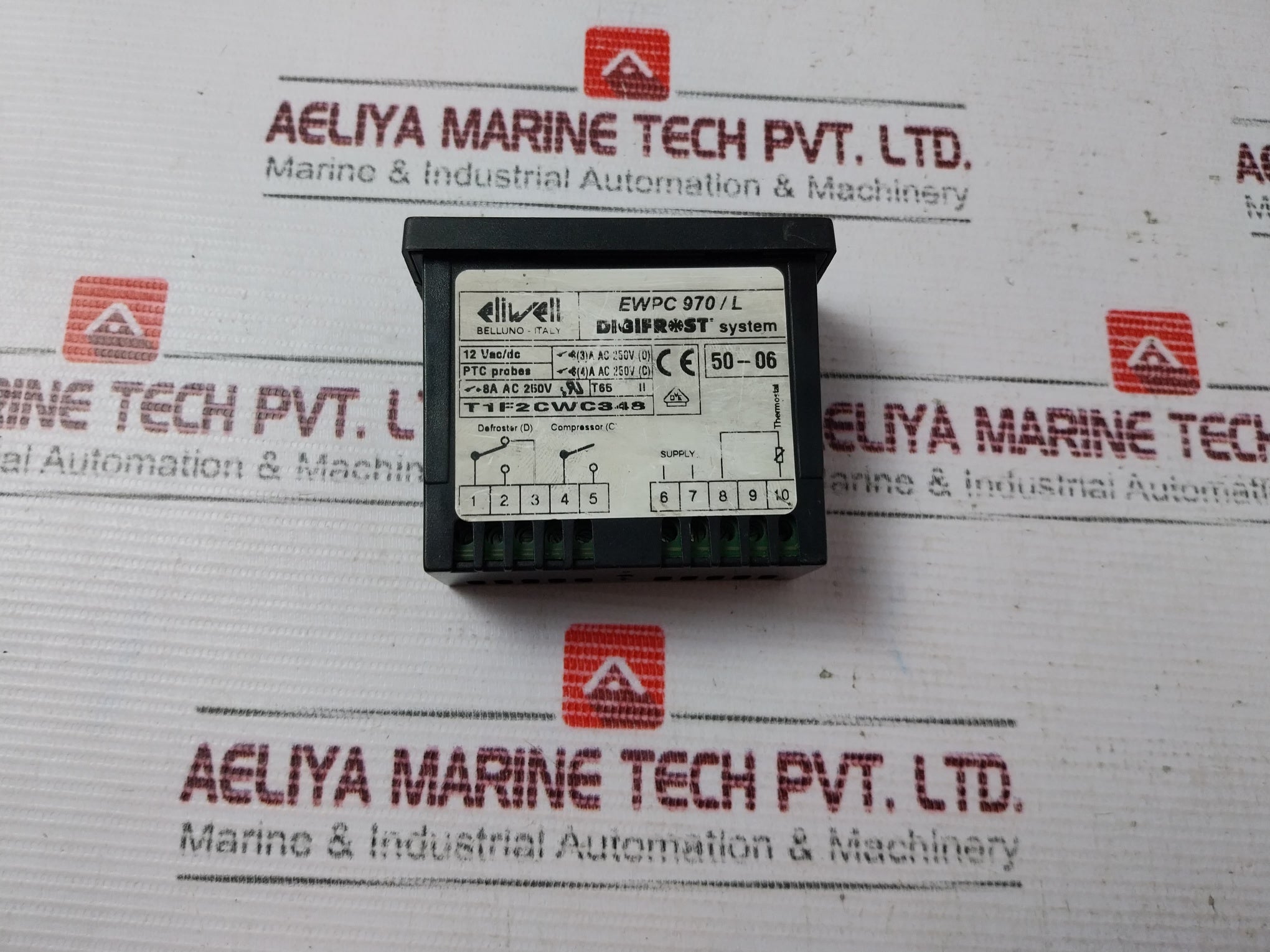 Eliwell Ewpc 970/L Digifrost System Defrost Gas Digital Controller 250v 8a