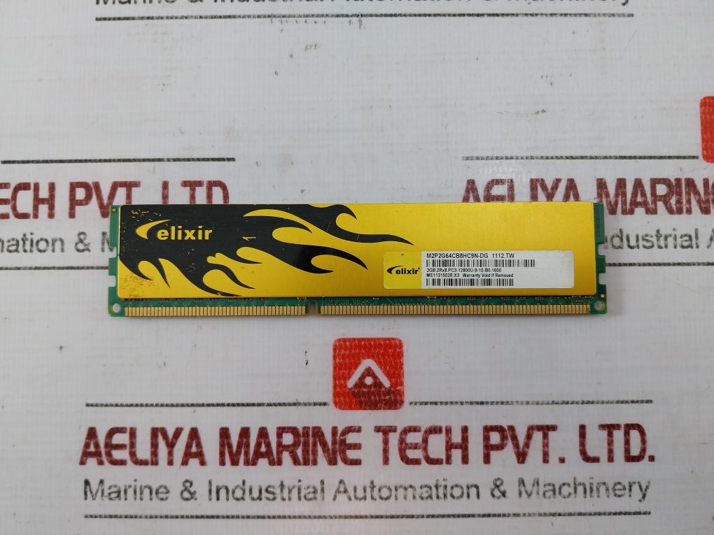 Elixir M2P2G64Cb8Hc9N-dg Pc Memory Ram 2Gb.2Rx8.Pc3-12800U-9-10-b0.1600