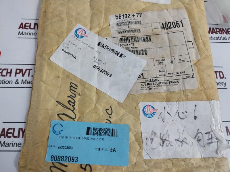 Elmagco 56192 Main Alarm Assembly Pcb Board 56191 Rev.b