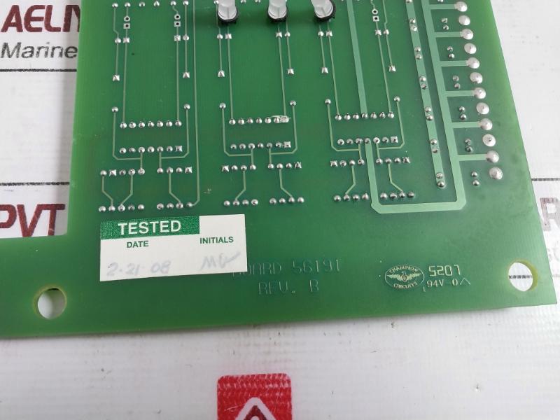 Elmagco 56192 Main Alarm Assembly Pcb Board 56191 Rev.b