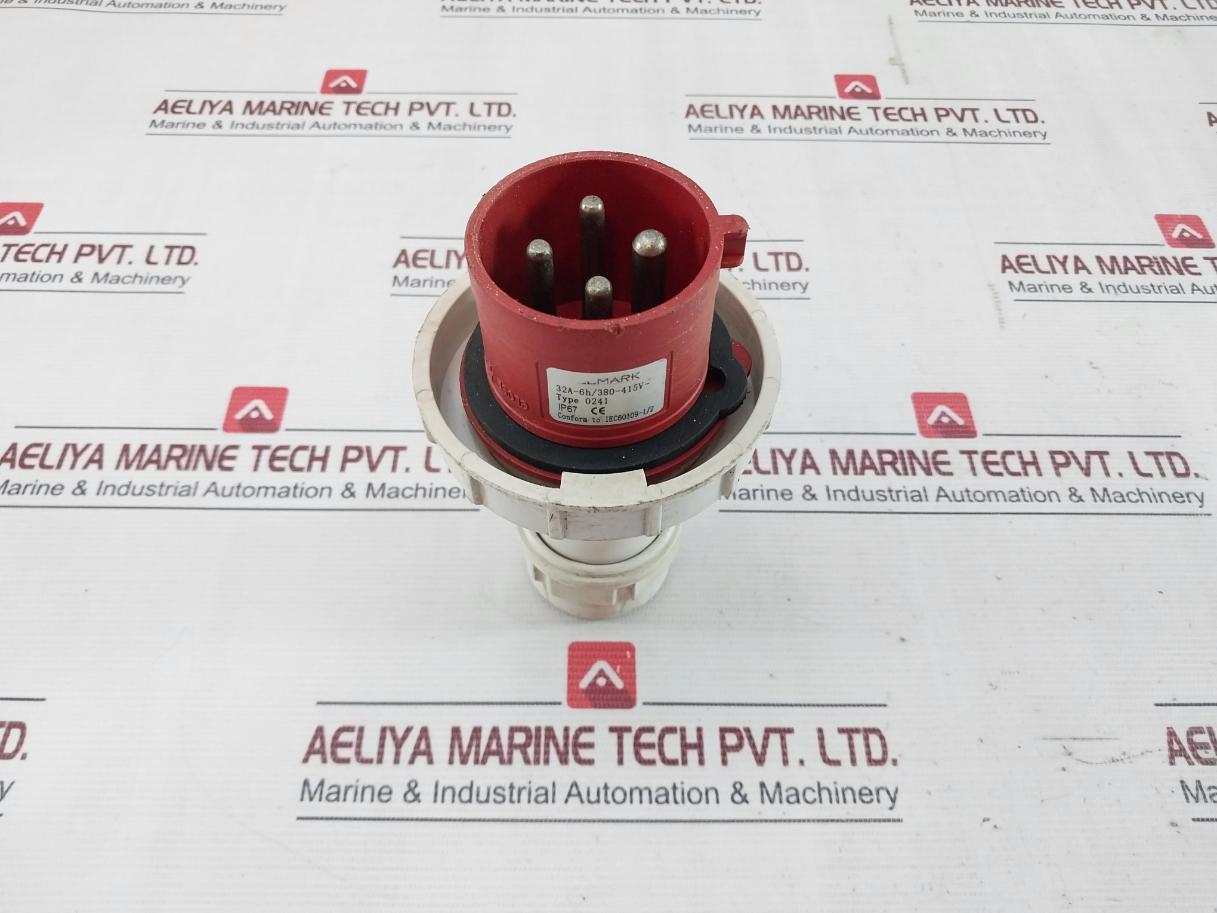 Elmark 0241 Industrial Plug 32A-6H/380-415V