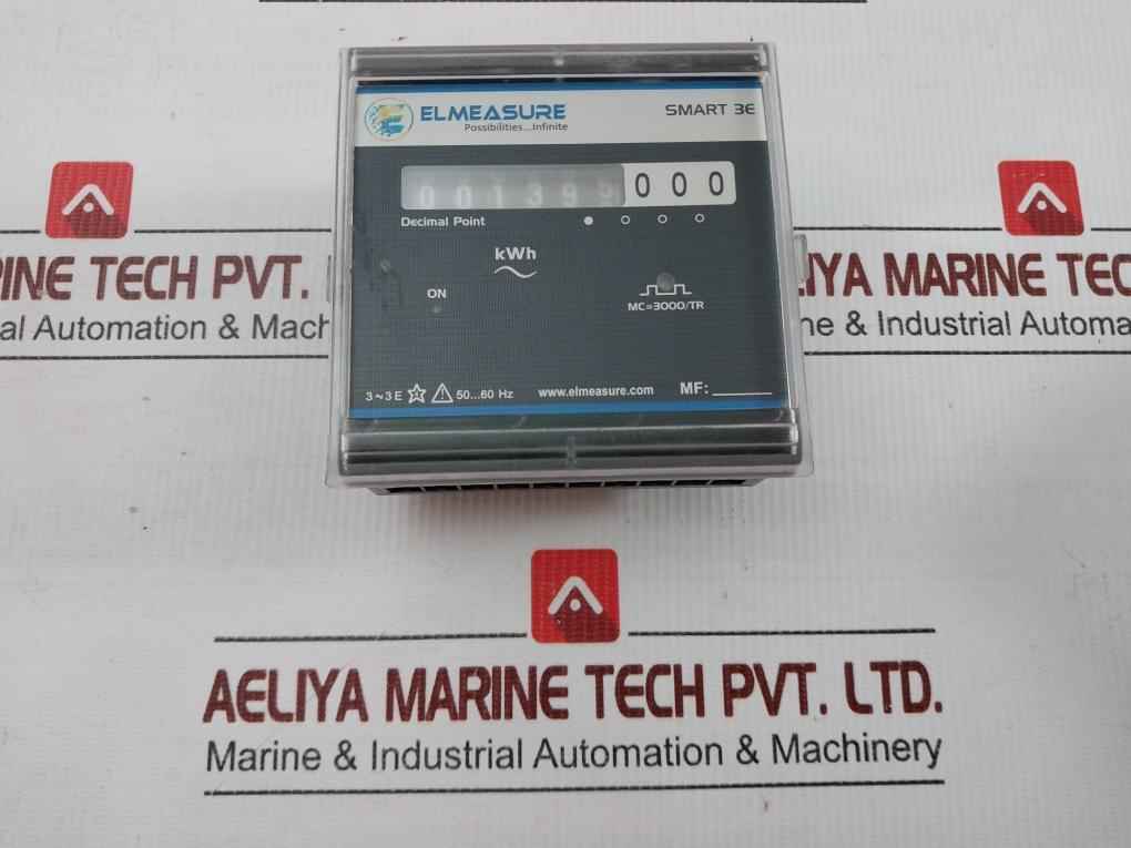 Elmeasure 50-60 Hz 80-300Vac Digital Panel Meter Smart 3E Tp