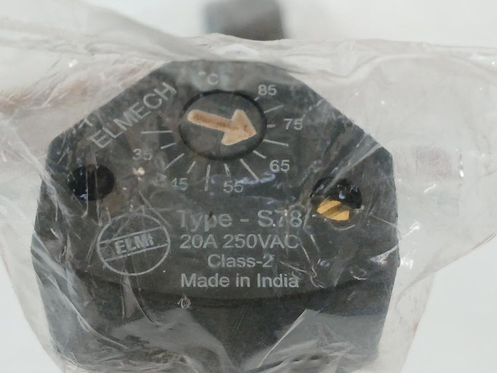Elmech 30 To 85˚C 20A 250Vac Geyser Thermostat S78