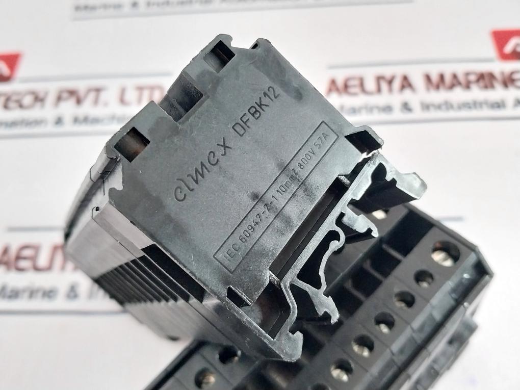 Elmex Dfbk12 Distribution Block 800V 57A Iec 60947-7-1 120A 6-16 Awg