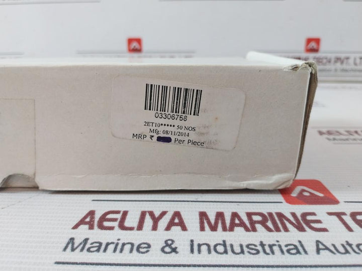 Lot of 50X ELMEX ET10 Earth Terminal Block IEC 60947-7-2 6–16 AWG 13 mm