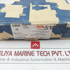 Terminal Distribution Block Brand Elmex Dbk 1X8 (1 Box = 9 Pcs)