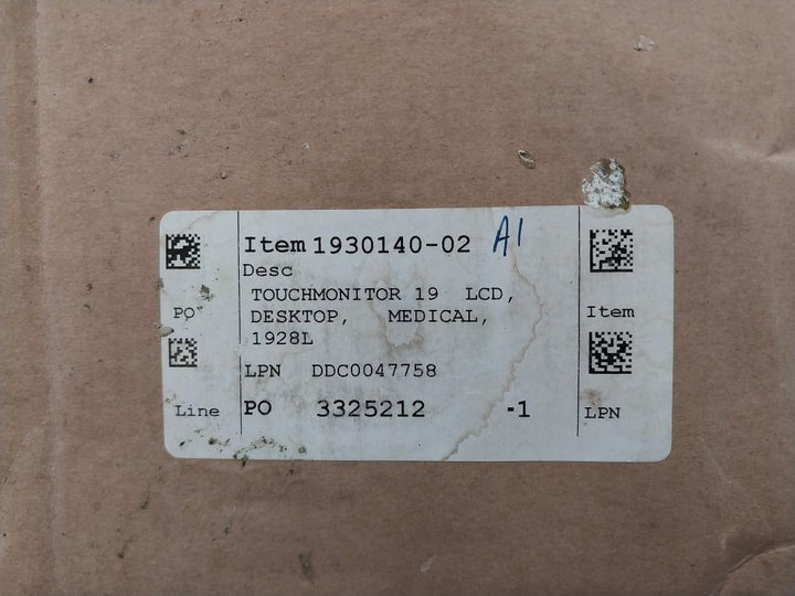 Elo Et1929Lm Touchscreen Lcd Monitor E000166 12V 3A