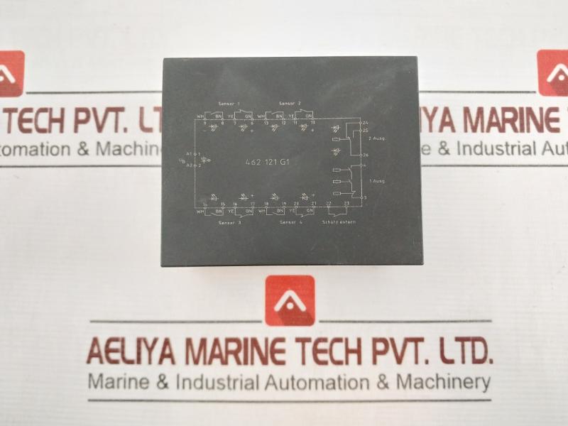 Elobau 462 121 G1 Safety Control Unit 24Vac/Dc 250Vac/30Vdc 1/2 3A 750Va/90W