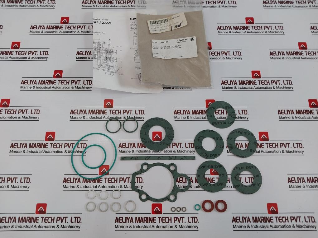 Elring Ewp 210 Gasket Joint Set For Allweiler Zas V 1650 Gb.3