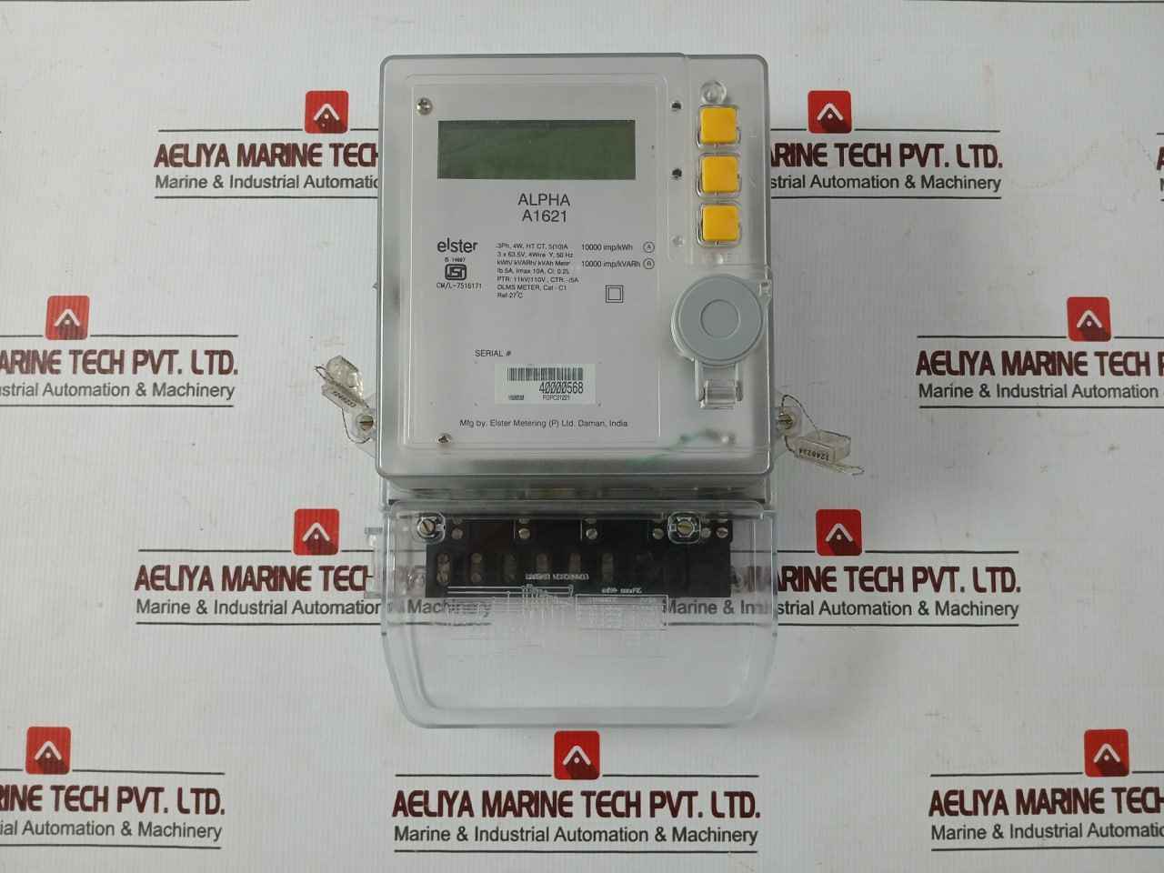 Elster A1621 Kvah Meter 10000Imp Fgpc21221 Rs-232 11Kv/110V