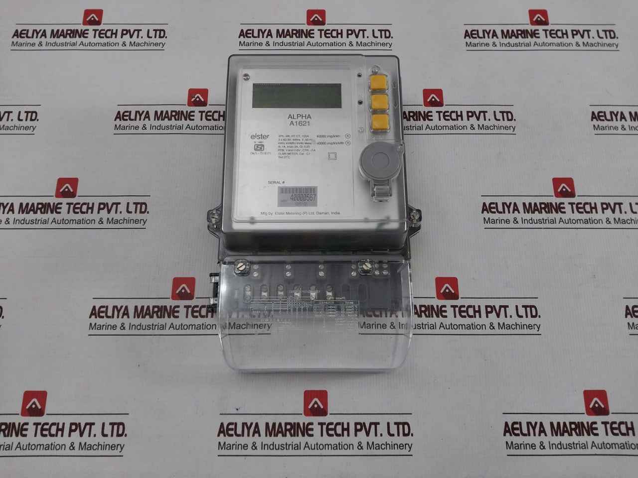 Elster A1621 Kwh/Kvarh/Kvah Meter 11Kv/110V Ctr -/1A 27C