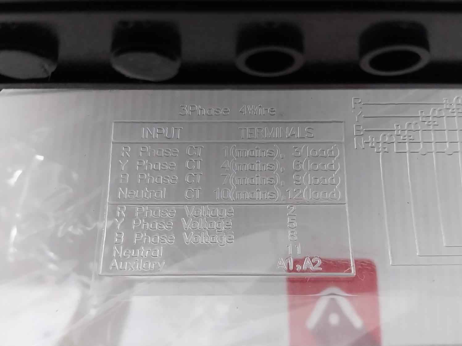 Elster A1621 Kwh/Kvarh/Kvah Meter 3 X 63.5V 4Wire Y 50 Hz 27C