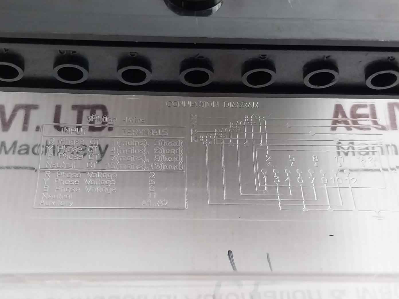Elster A1630 Digital Dlms Meter 3 Phase 4 Wire Cm/L-7516171