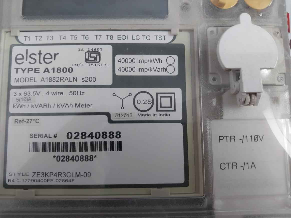 Elster A1800 Alpha Polyphase Meter - Direct Connected Or Ct Rated Cm/L-7516171