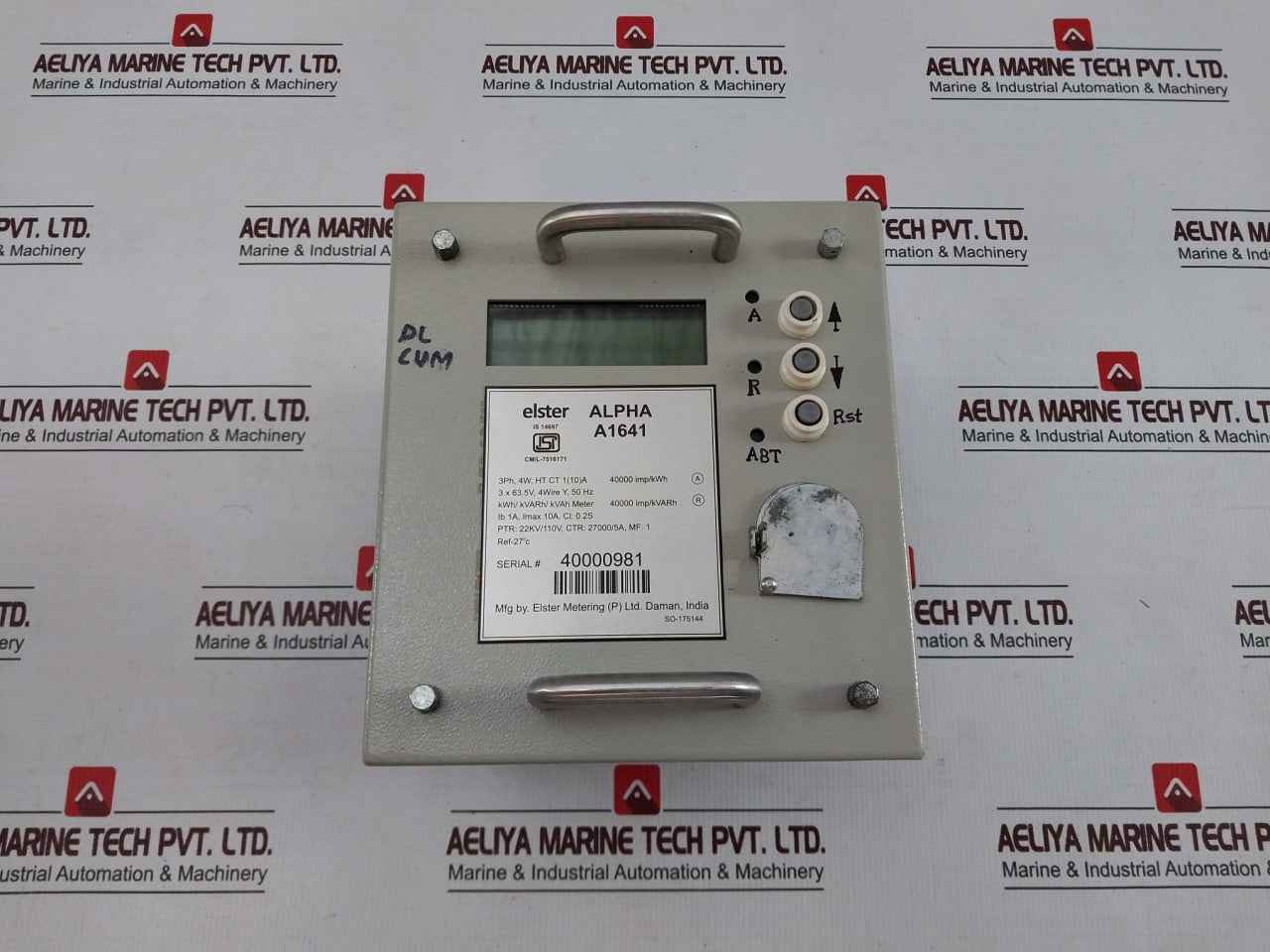Elster Alpha A1641 Digital Kwh/Kvarh/Kvah Electric Meter 3X 63.5V 50Hz