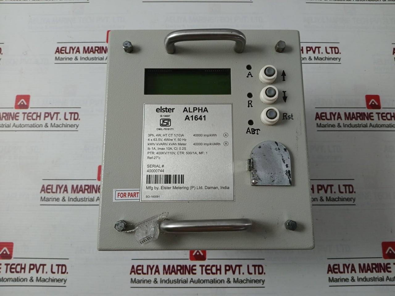 Elster Alpha A1641 Electronic Meter 40000Imp 400Kv/110V Ref-27C