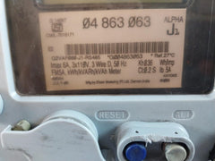 Elster Alpha J1 A1RLQ+ Electronic kWh/kVARh/kVAh Meter 3-Phase