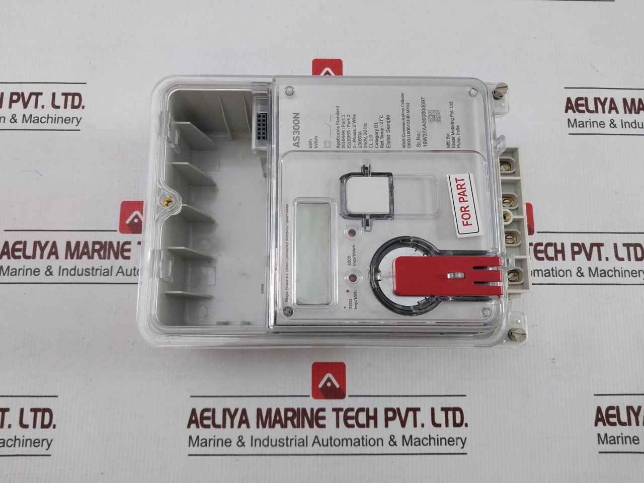 Elster As300N Single Phase A.C. Watthour Smart Meter 240V 50Hz (Not Working)