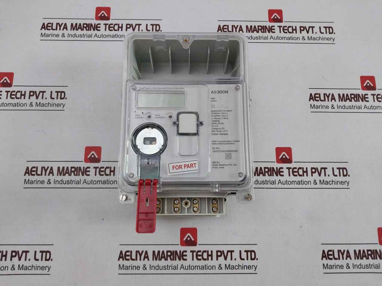 Elster As300N Single Phase A.C. Watthour Smart Meter 240V 50Hz (Not Working)