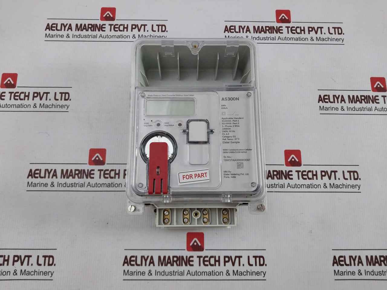 Elster As300N Single Phase A.C. Watthour Smart Meter 240V 50Hz (Not Working)