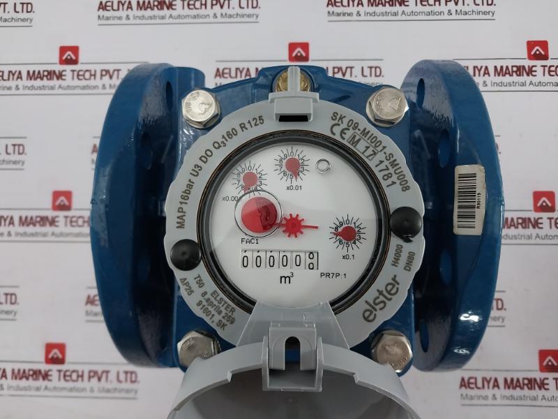 Elster H4000 Woltmann Cold Water Meter Dn80 Map 16bar Q3 160 R125 T50