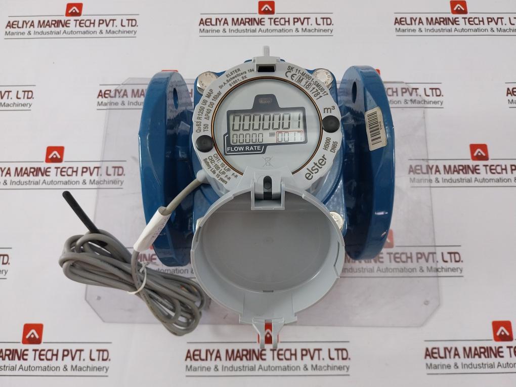 Elster H5000 Woltmann Cold Water Meter Lurpc4516 65 Mm 63 R1250 U0, 16 Bar