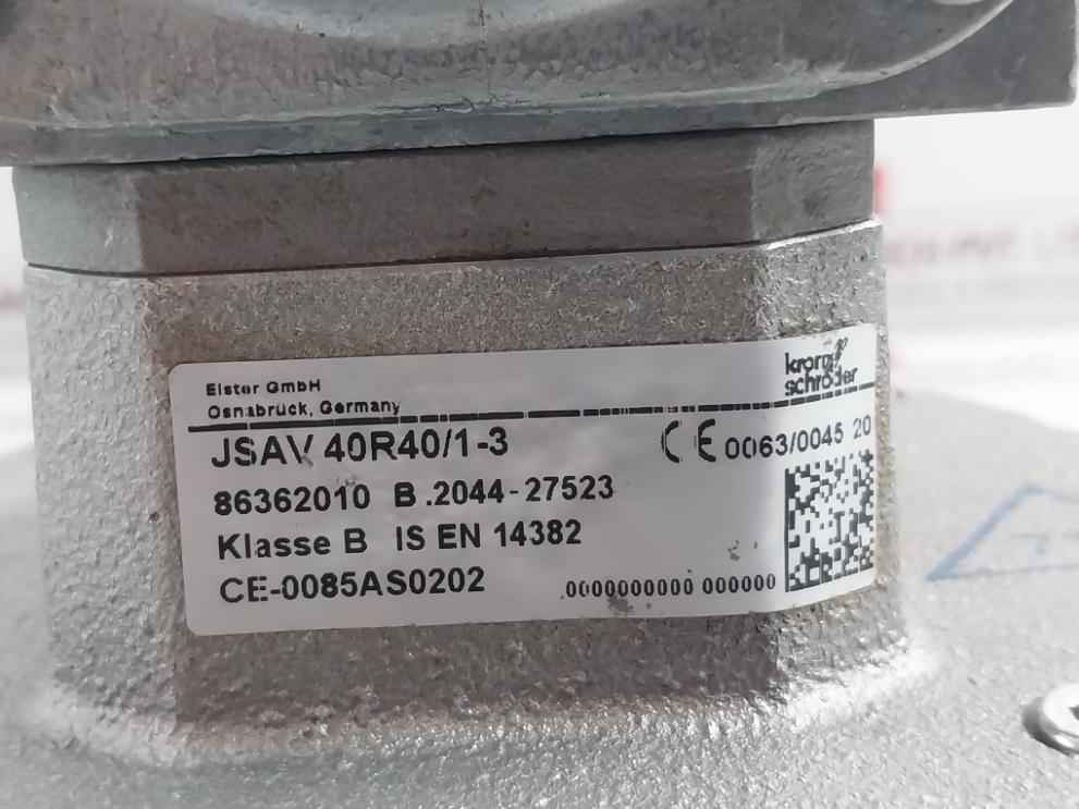Elster Jsav 40R40/1-3 Safety Shut-off Valve 4 Bar Ks86362010