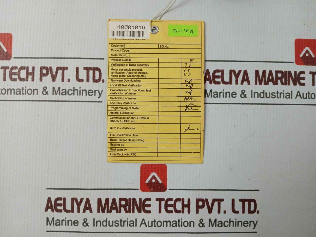 Elster Metering Ine266410 Digital Electric Meter Mod F 5-10A