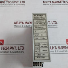 Elster Tra-170 Measuring Transducer 4-20 Ma 500 Ohm 110Vac 0609633