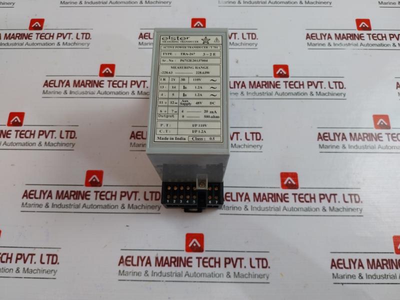 Elster Tra-267Active Power Transducer 48V Dc 4-20Ma