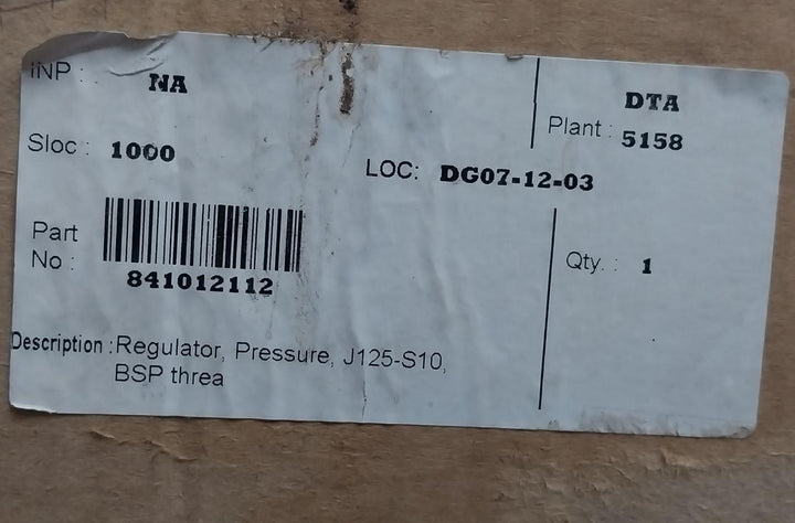 Elster J125-s10 Pressure Regulator W/Bsp Thread 22.2 Mm 138–207 Mbar 841012112