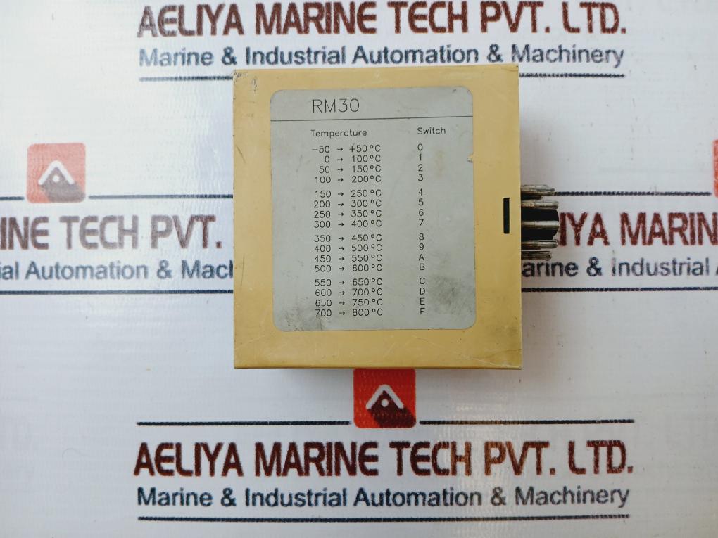 Elteco Rm30-1-1-230 Temperature Relay 9446X0611