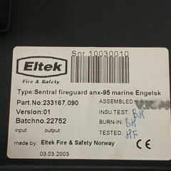 Eltek 230Vac Safety Alarm System Anx 95