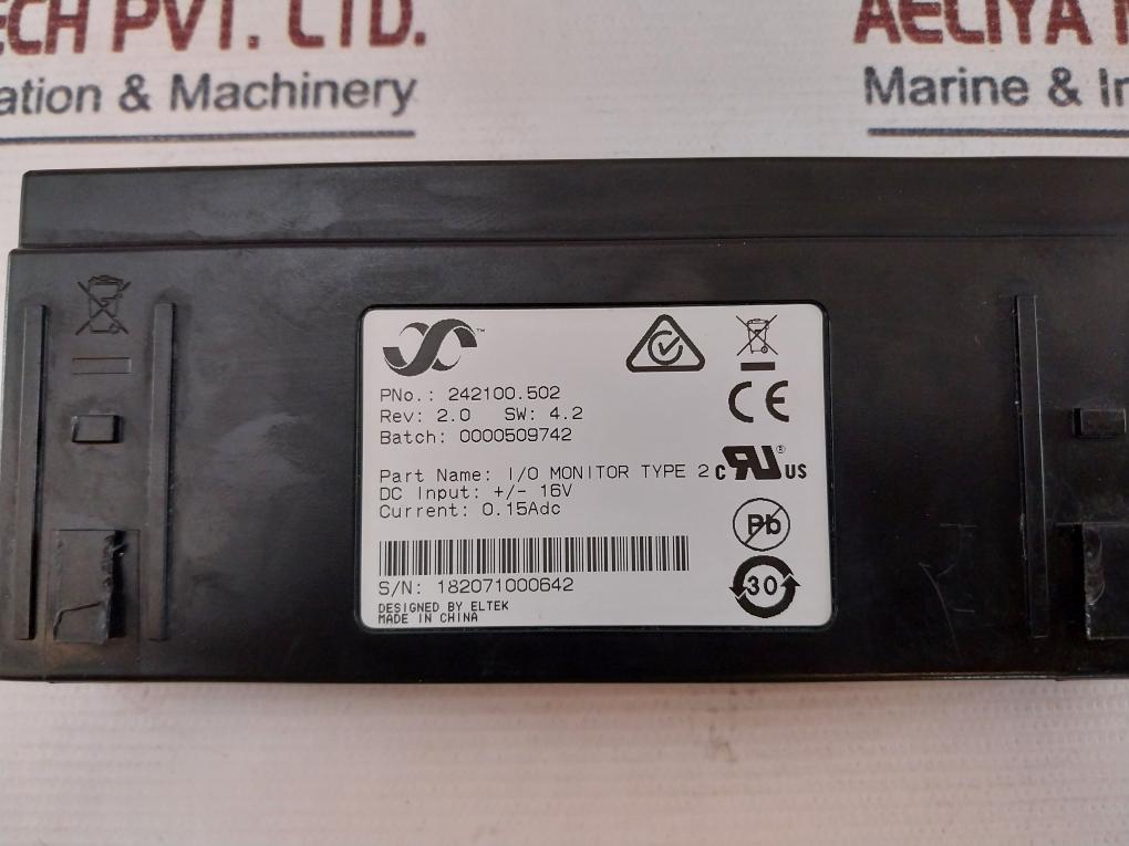 Eltek 242100.502 I/O Monitor Type 2 Rev: 2.0