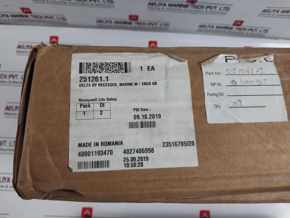 ELTEK 251261.1 Delta OP Alarm Control Panel Flush Mounted w/eBus 5029798023