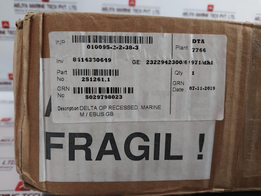 ELTEK 251261.1 Delta OP Alarm Control Panel Flush Mounted w/eBus 5029798023