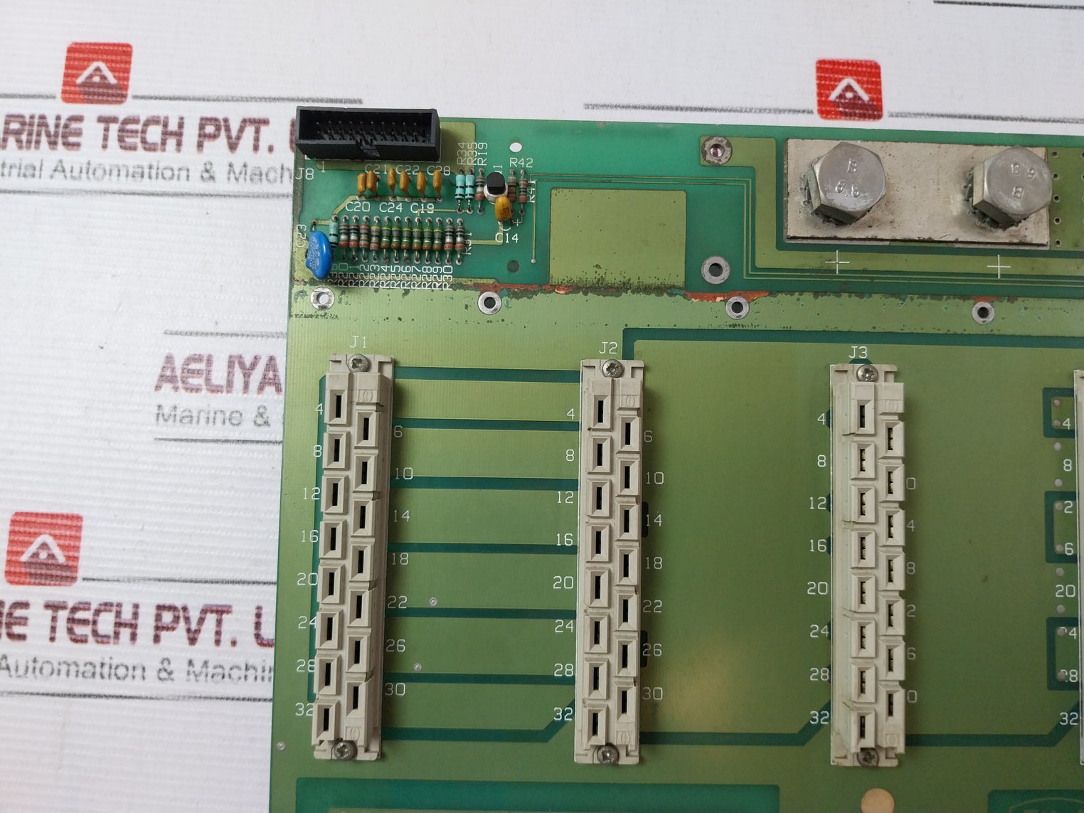 Eltek Ep837 Backplane Circuit Board T32500-h9-4