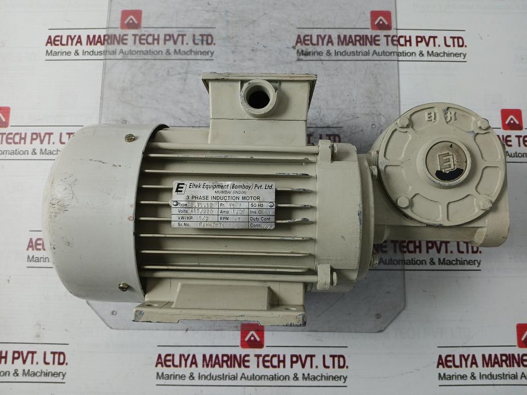 Eltek Equipment Ts.71.1G 3 Phase Induction Motor 415/220V 1.05Amp 65Rpm 50Hz