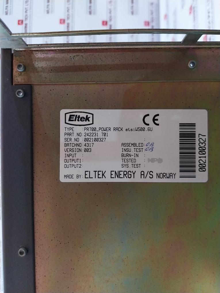 ELTEK SMPS 1000 Adjustable Power Supply Module 230VAC/24VDC 26.8VDC/34.5ADC - Aeliya Marine Tech