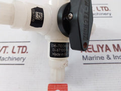 Em-technik Fpm G 1/4" Plastic Shut Off Valve