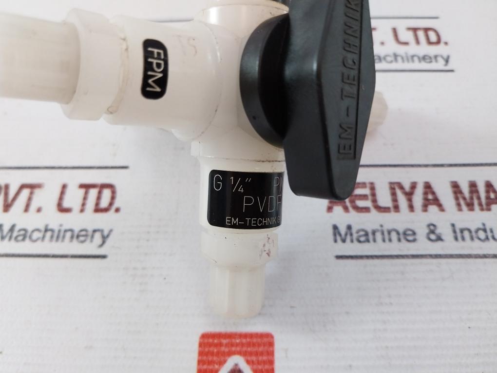 Em-technik Fpm G 1/4" Plastic Shut Off Valve
