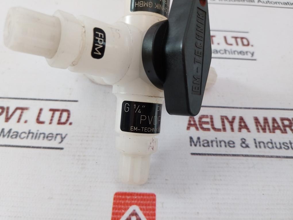 Em-technik Fpm G 1/4" Plastic Shut Off Valve