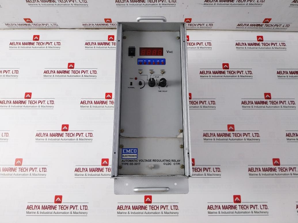Emco Ee-301T Automatic Voltage Regulating Relay 110V Ac 50Hz 15 Watts 10-120