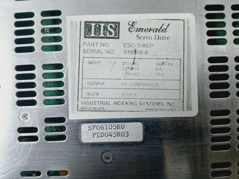 Emerald Esd-5/Aep Servo Drive Features 220 Vac 50/60Hz Sf06105R0