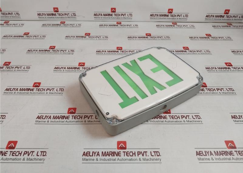 Emergency Lighting Power Equipment Wlezxteu1Ggem-cw Wet Location Led Exit Sign