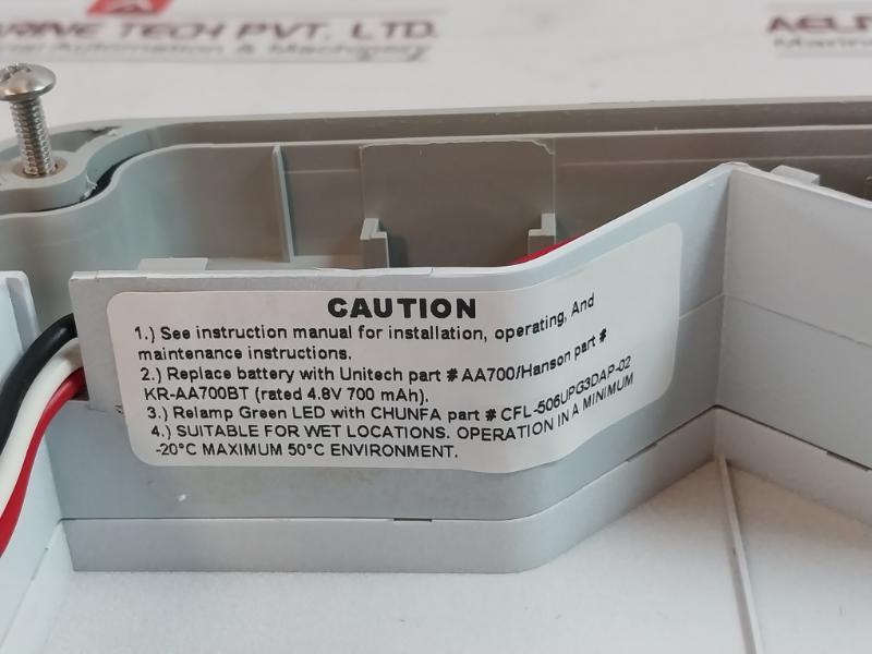 Emergency Lighting Power Equipment Wlezxteu1Ggem-cw Wet Location Led Exit Sign