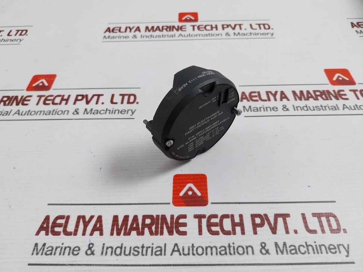 Emerson 02051-9001-0001 Hart Pressure Transmitter 2051 Electronic 4-20Ma