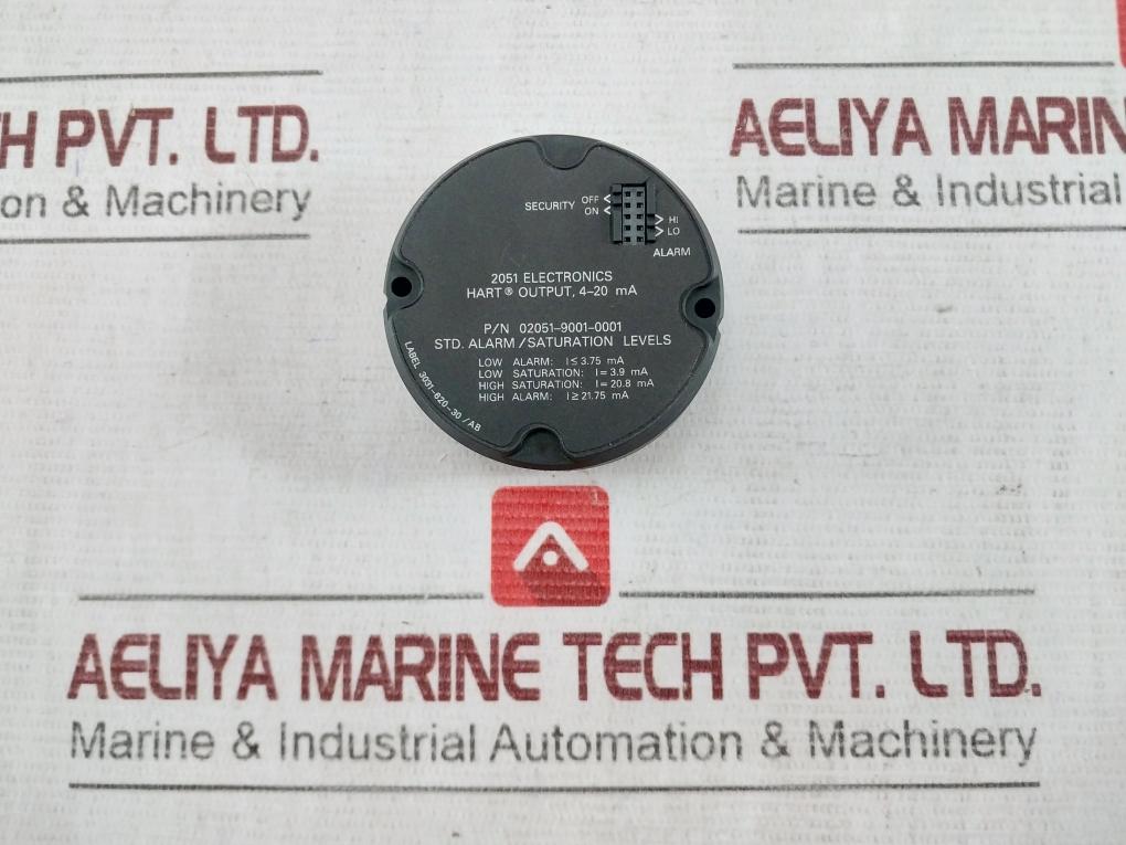 Emerson 02051-9001-0001 Pressure Transmitter 3031-620-30/Ab 4-20Ma 3.9Ma 20.8Ma