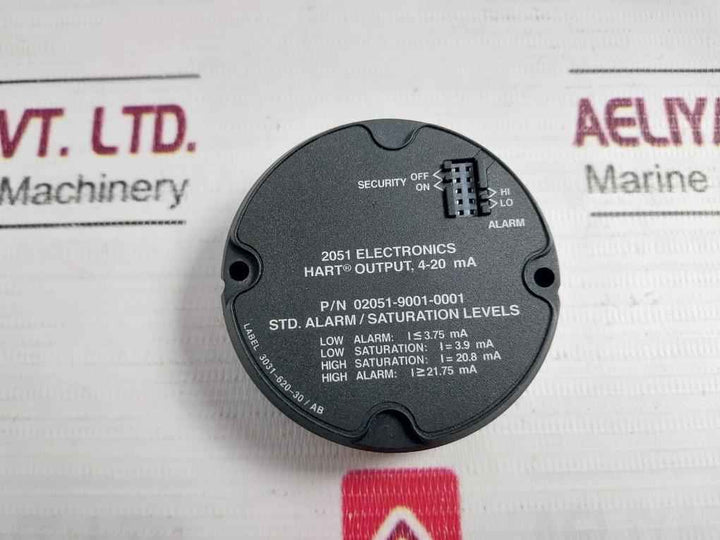 Emerson 02051-9001-0001 Pressure Transmitter Module 4-20Ma Bead4112